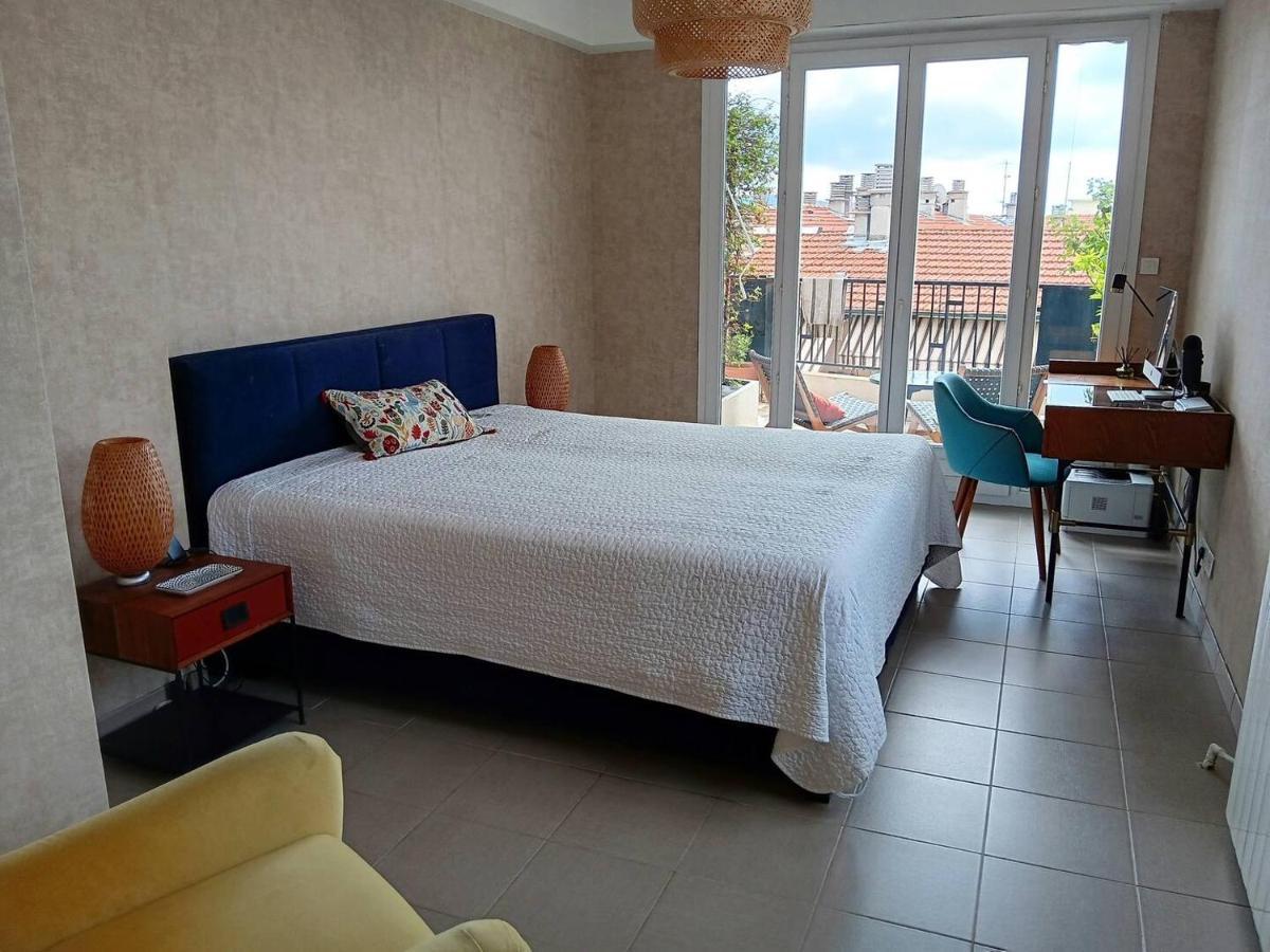 Tres Grand Appartement Lumineux Nizza Exterior foto